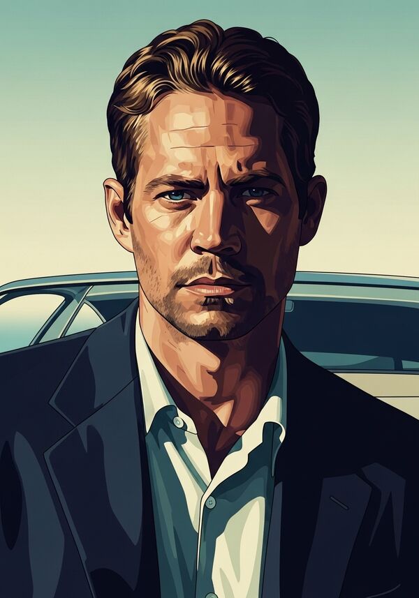 Paul Walker aus Fast and the Furios