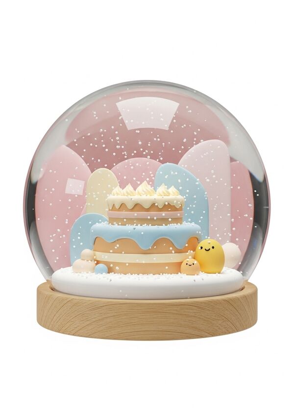 Eine grosse Torte mit Buttercreme
