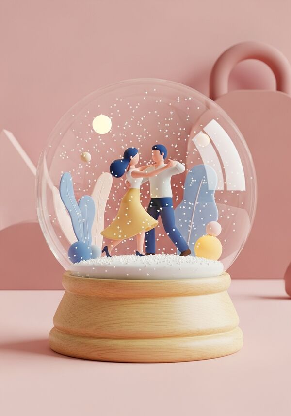 Salsa tanzendes Paar